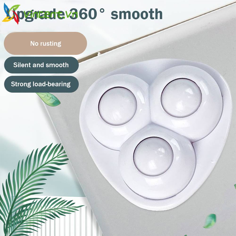 Set 4 Bánh Xe Tự Dính Không Gây Tiếng Ồn Cho Đồ Nội Thất