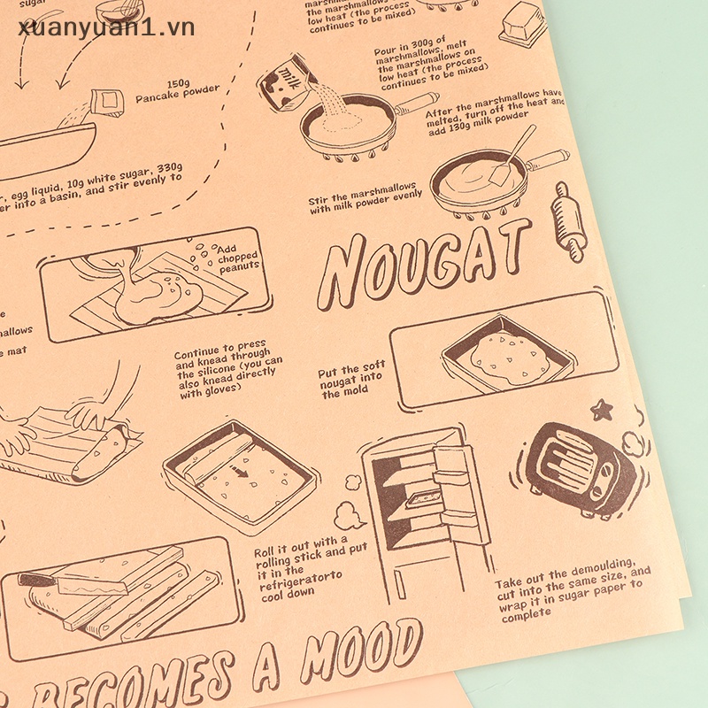 Set 50 Giấy Gói Thực Phẩm Đa Năng Tiện Dụng