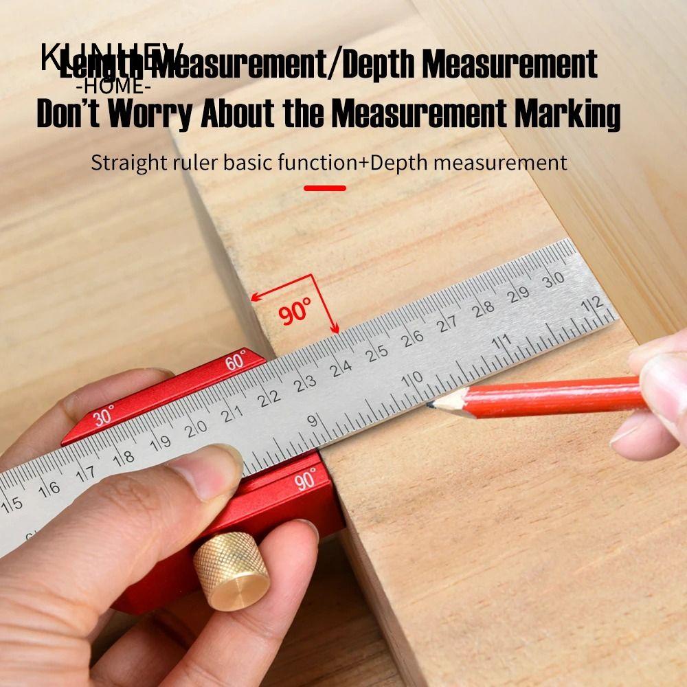 KUNHEV Thước Đo Định Vị Di Động Tùy Chỉnh Tiện Dụng