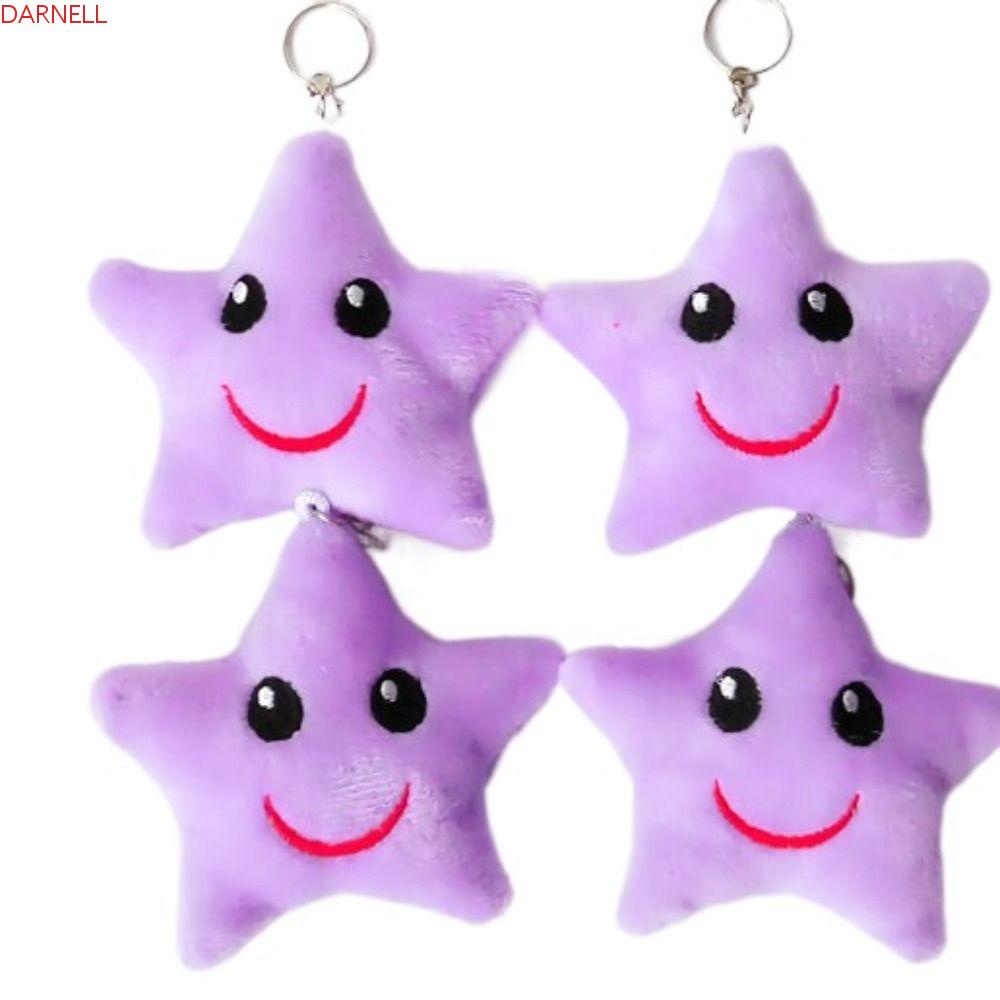 Set 5 Móc Khóa Hình Búp Bê Nhồi Bông Đáng Yêu