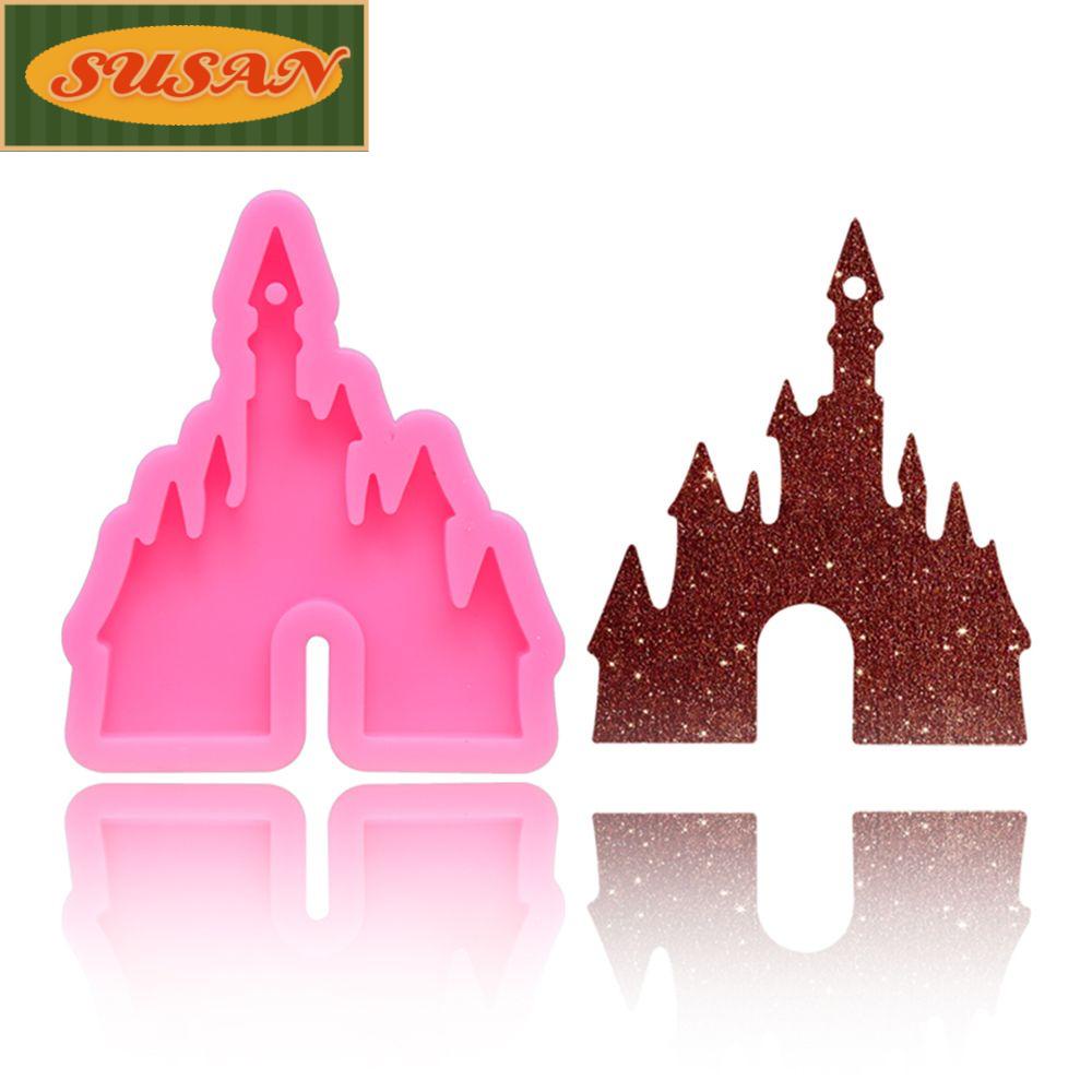 Khuôn Silicone Làm Móc Khóa DIY Sáng Bóng