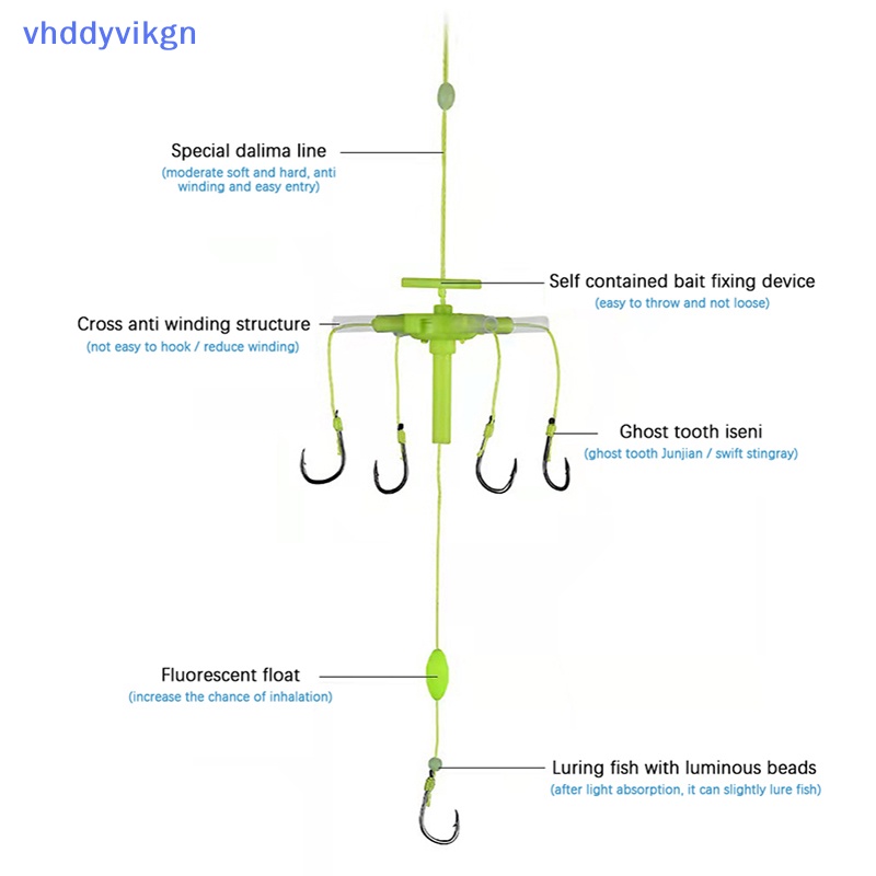Bộ Móc Câu Cá Bằng Thép Carbon Chất Lượng Cao