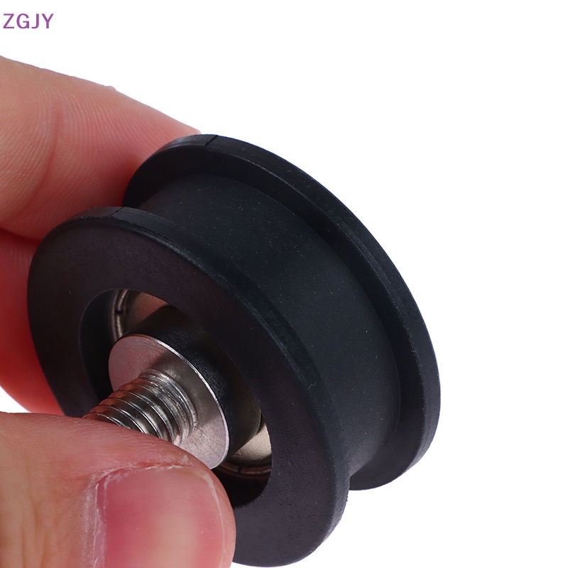 Bánh Xe Ròng Rọc Nhựa Nylon Màu Đen 10 * 38 * 16mm 6000 Chuyên Dụng