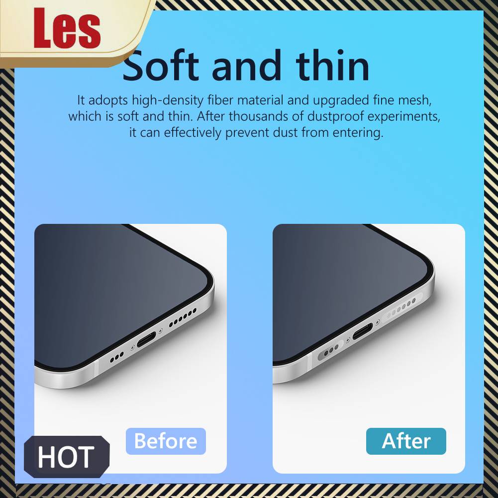 Miếng Dán Chống Bụi Cho Loa Điện Thoại lphone 13