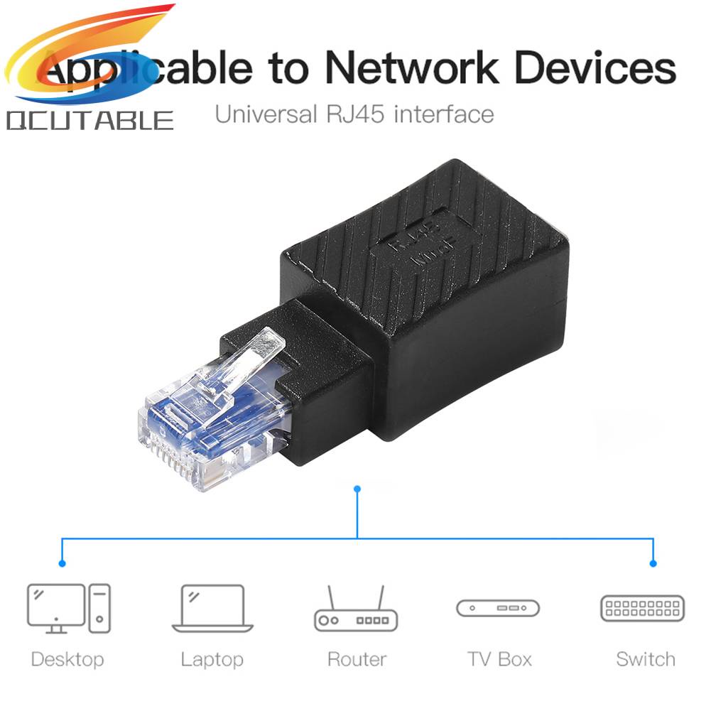 Đầu Chuyển Đổi RJ45 Male Sang Female Cho Cat5 Cat6 LAN