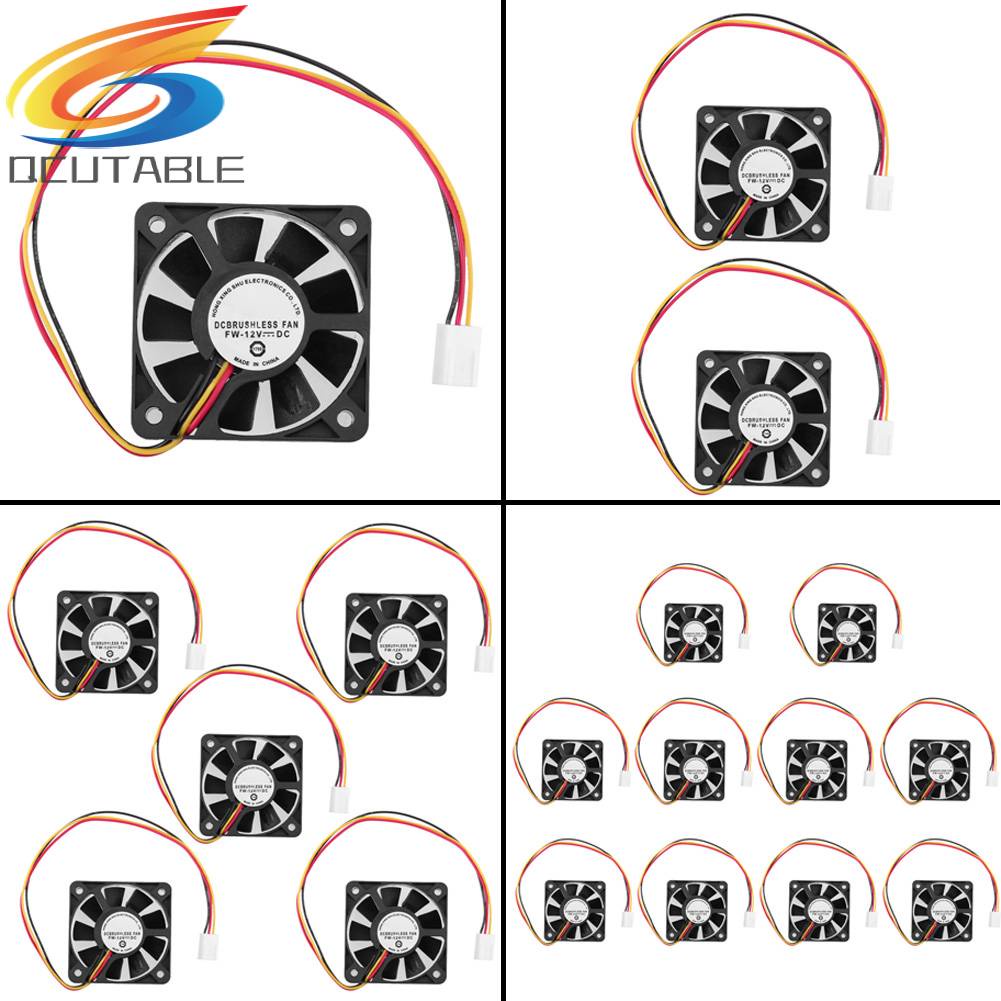 Bộ 1 / 2 / 5 / 10 Quạt Tản Nhiệt CPU 3 Pin 12V 9 Cánh Cho Máy Tính
