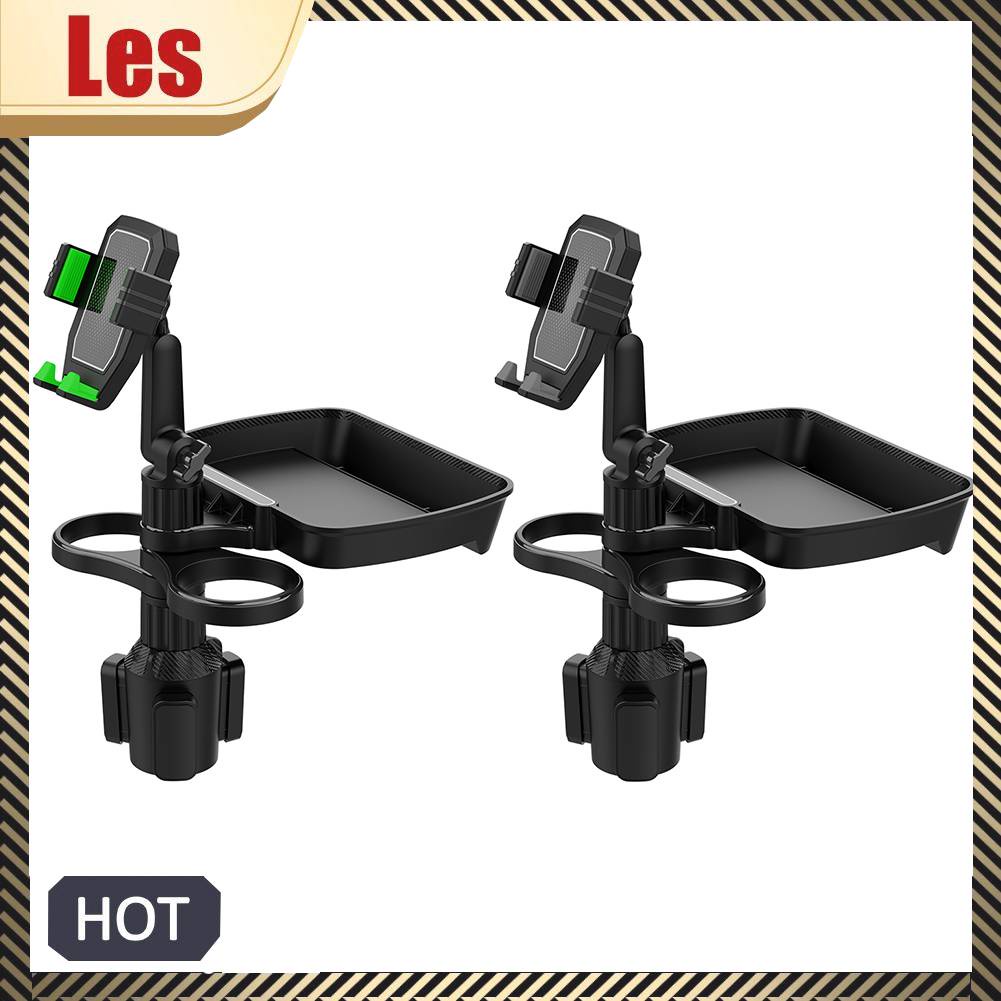 Giá Đỡ Điện Thoại / Cốc Nước 4 Trong 1 Xoay 360 Độ Tiện Dụng Cho Xe Hơi