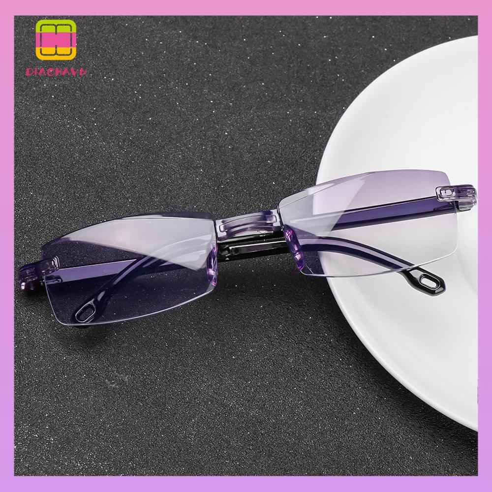 DIACHAVN Kính Đọc Sách Siêu Nhẹ Chống Tia UV Độ Nét Cao Có Thể Gập Lại