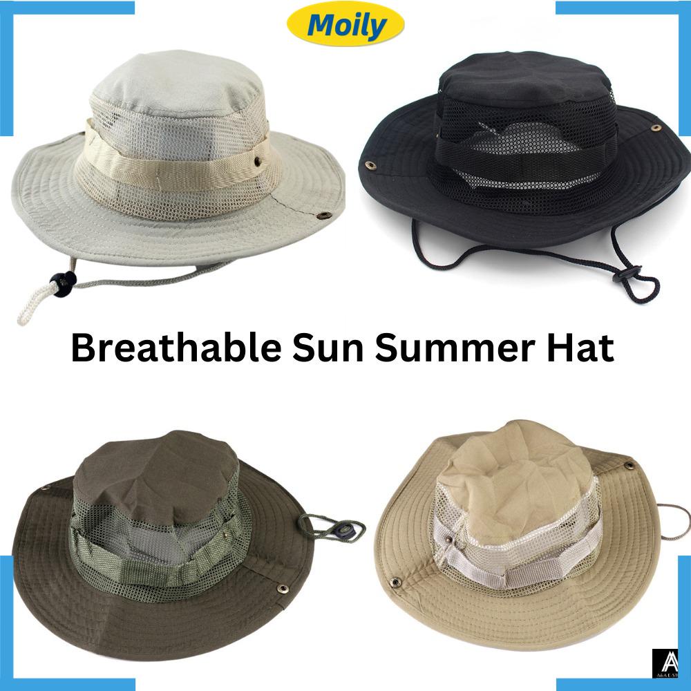 MOILYVN Mũ Câu Cá Chống Nắng Bằng Vải Cotton Thoáng Khí Dành Cho Nam Nữ