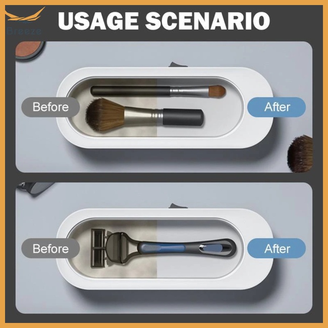 Máy Làm Sạch Kính Mắt / Trang Sức / Đồng Hồ Bằng Sóng Siêu Âm Tần Số Cao 45000hz