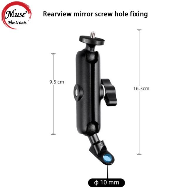 Giá Đỡ Camera Chiếu Hậu Bằng Kim Loại 1 / 4 Cho Go-pro