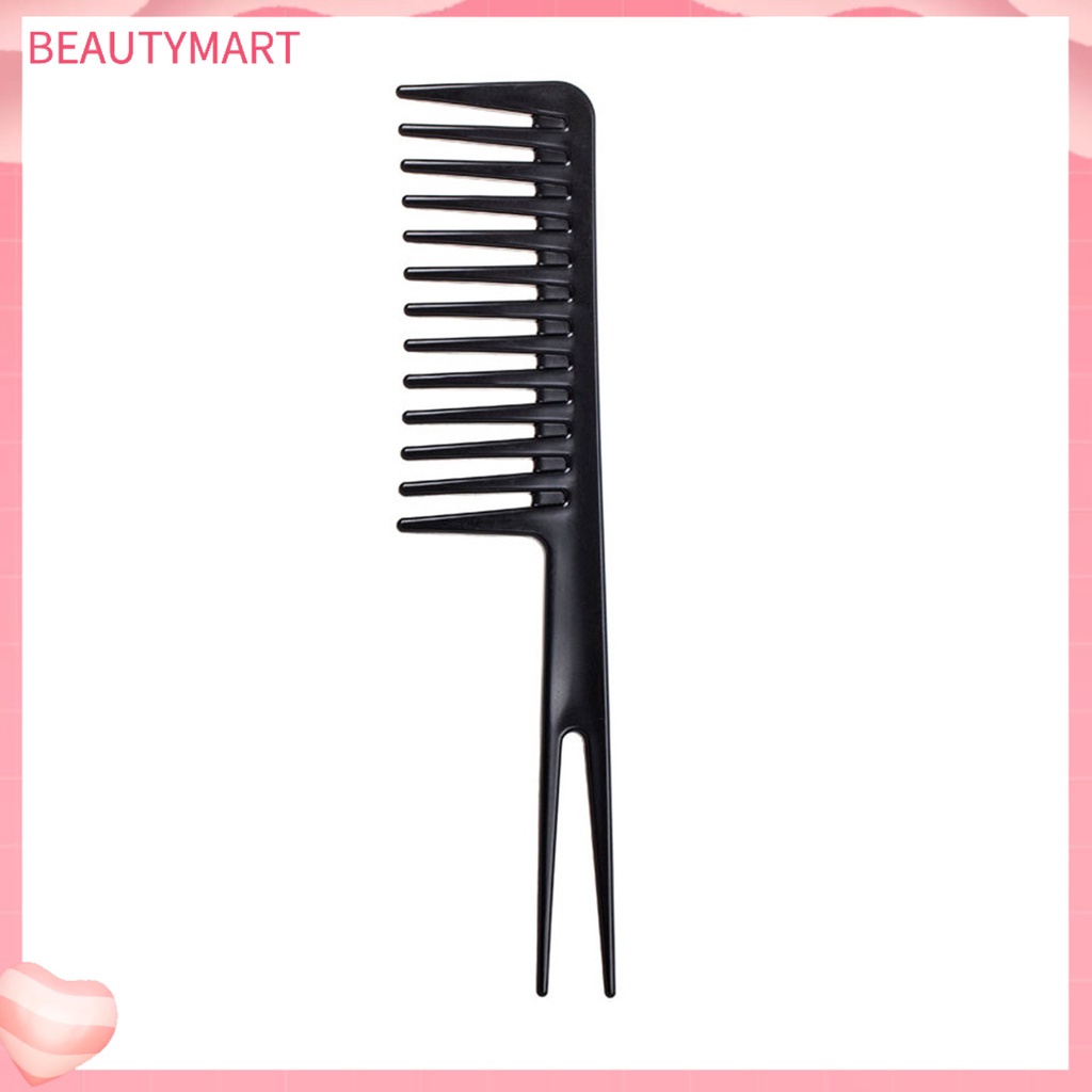 Lược Chải Tóc Đa Năng Bằng Nhựa Màu Đen Phong Cách Retro
