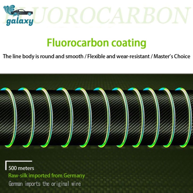 Cuộn Dây Câu Cá Nylon Dài 3.53-43lb Tự Làm Thủ Công Siêu Bền 500m 3.53-43lb