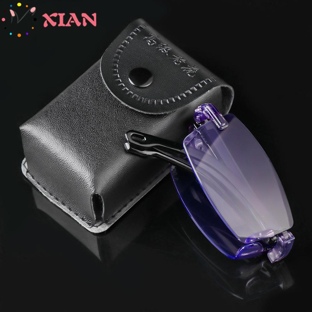 XIANTIN Kính Đọc Sách Siêu Nhẹ Chống Tia UV Có Thể Gấp Gọn Kèm Hộp Đựng