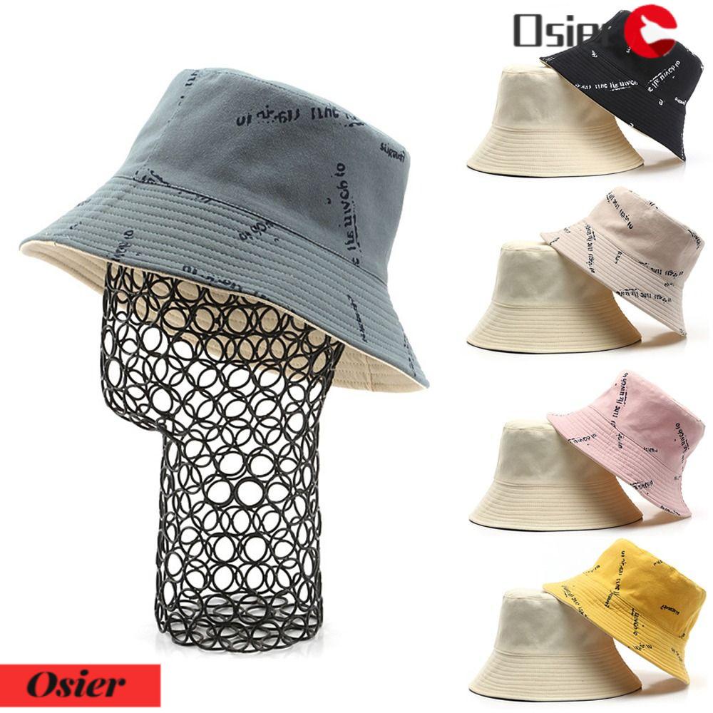 OSIER1 Mũ Tai Bèo Chống Nắng In Họa Tiết Thời Trang