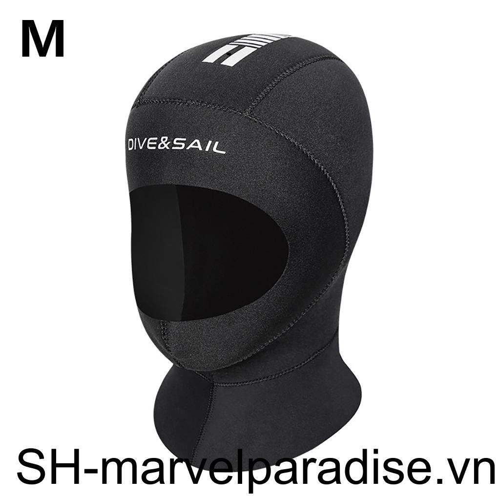 Mũ Lặn Dày 5MM Bằng Cao Su Tổng Hợp Chống Gió Bảo Vệ Vai Chống Nắng Cho Nam