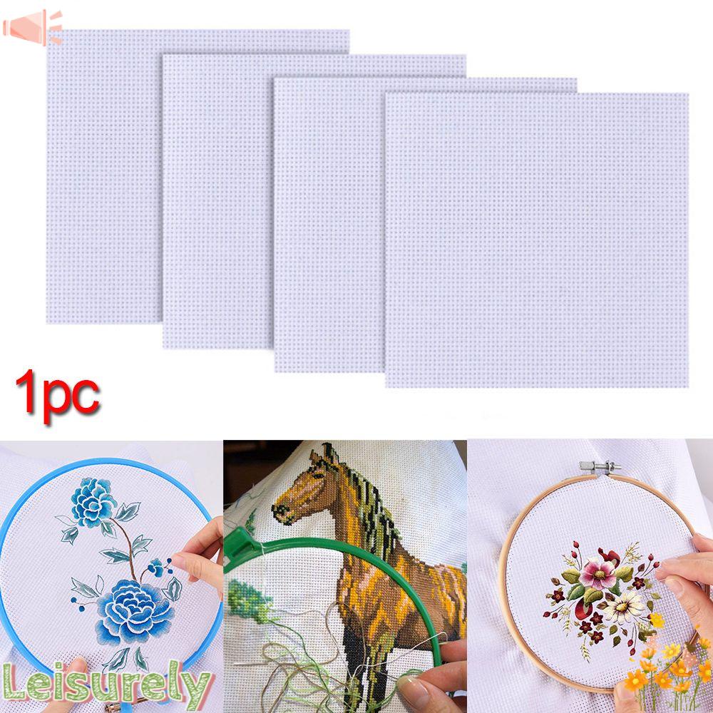 LEILY Vải Aida Làm Đồ Thủ Công Chất Liệu Cotton