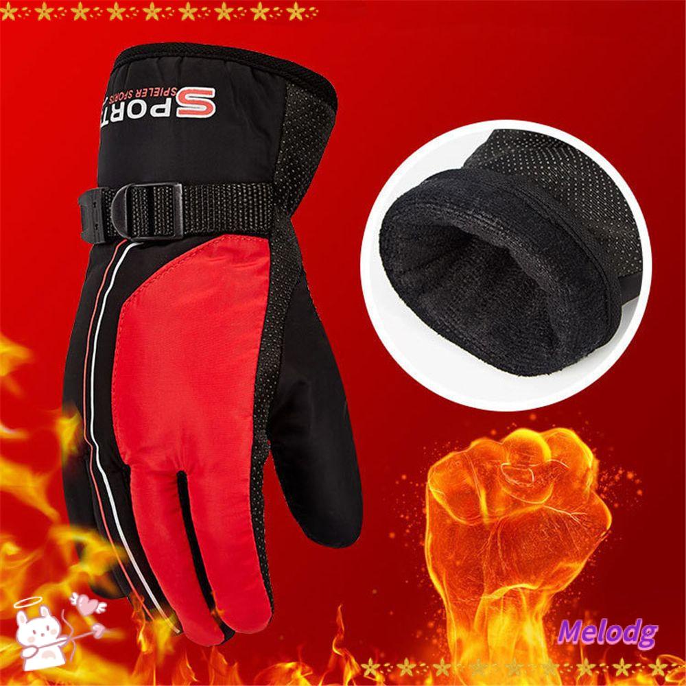 MELODG Găng Tay Phủ Toàn Bộ Ngón Tay Giữ Ấm Mùa Đông Chống Thấ