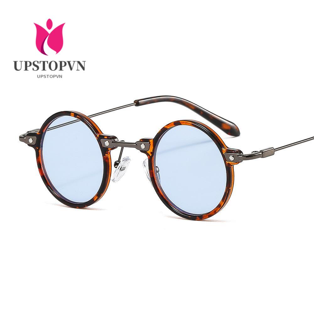 UPSTOPVN Kính Mát Tròn Nhỏ Màu Gradient Dùng Lái Xe Cho Nam Và Nữ