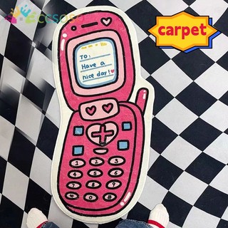Màu hồng nữ tính trái tim giường chăn phòng tắm thảm hoạt hình thảm nhập cảnh mat non-slip mat