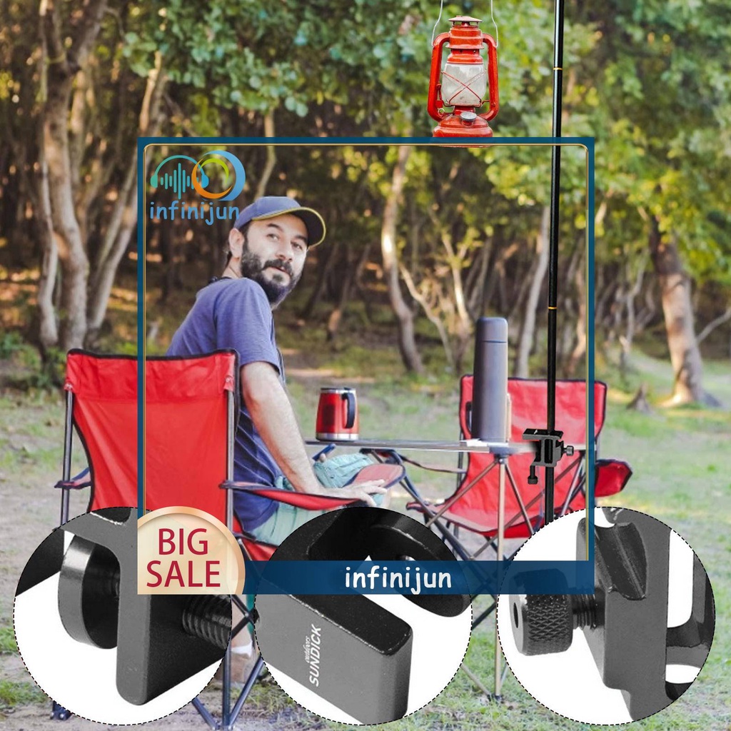 Giá Đỡ Kẹp Đèn Để Bàn Tiện Dụng Khi Đi Cắm Trại