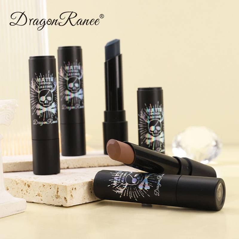 Son Thỏi 12 Màu Đen Đất Chống Nước Không Phai Màu Hóa Trang halloween