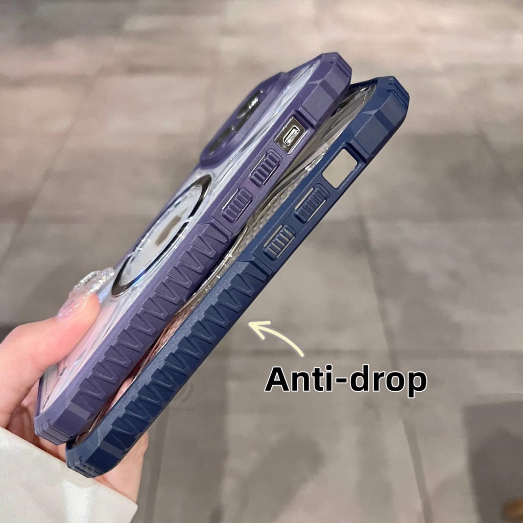 Mới Ốp Điện Thoại Cứng Kèm Móc Xỏ Ngón Nam Châm Chống Rơi Cho iPhone 11 12 13 14 pro max 13Promax