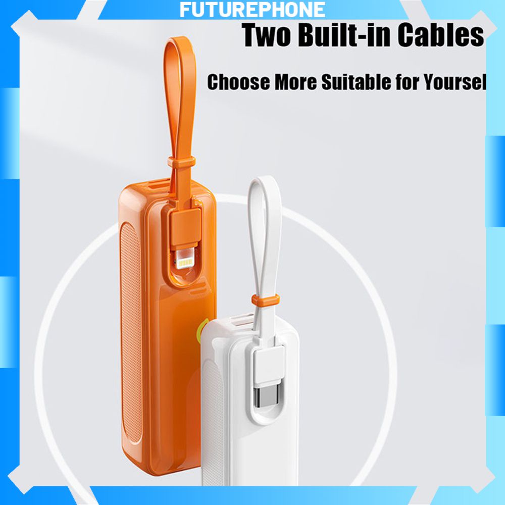 Energy Capsule Power Bank 5000mA với Cáp Siêu Mỏng, Nhỏ Gọn, Son Môi Mini Di Động Nguồn Điện Di Động trong tương lai
