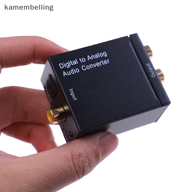 Kamembelling Bộ Chuyển Đổi Quang Học toslink digital Sang ana RCA L / R EN