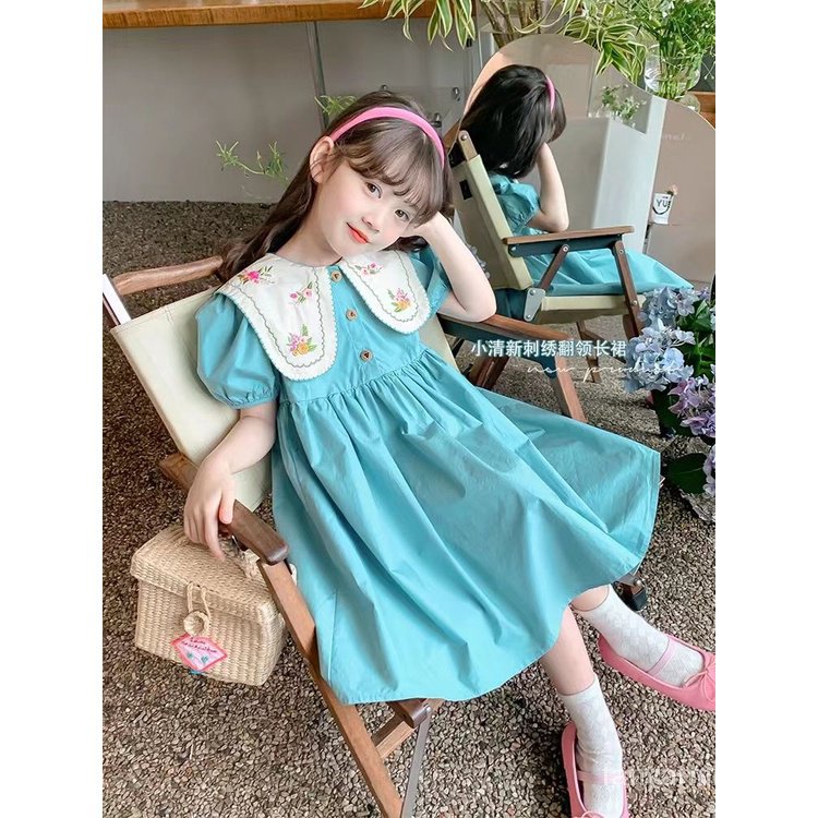Đầm Công Chúa Phong Cách Phương Tây Thời Trang Mùa Hè 2023 Mới Cho Bé Gái