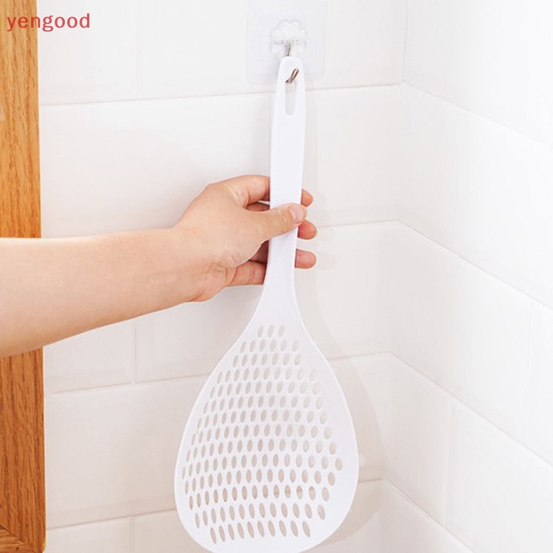 (YGD) Muỗng Lọc Nước Nóng / Nấu Mì Tay Cầm Dài Cỡ Lớn Phong Cách Nhật Bản Cho Nhà Bếp