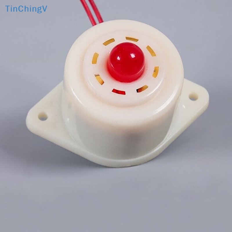 [TinChingV] Chuông Báo Động Điện Tử 220V Có Đèn Nhấp Nháy