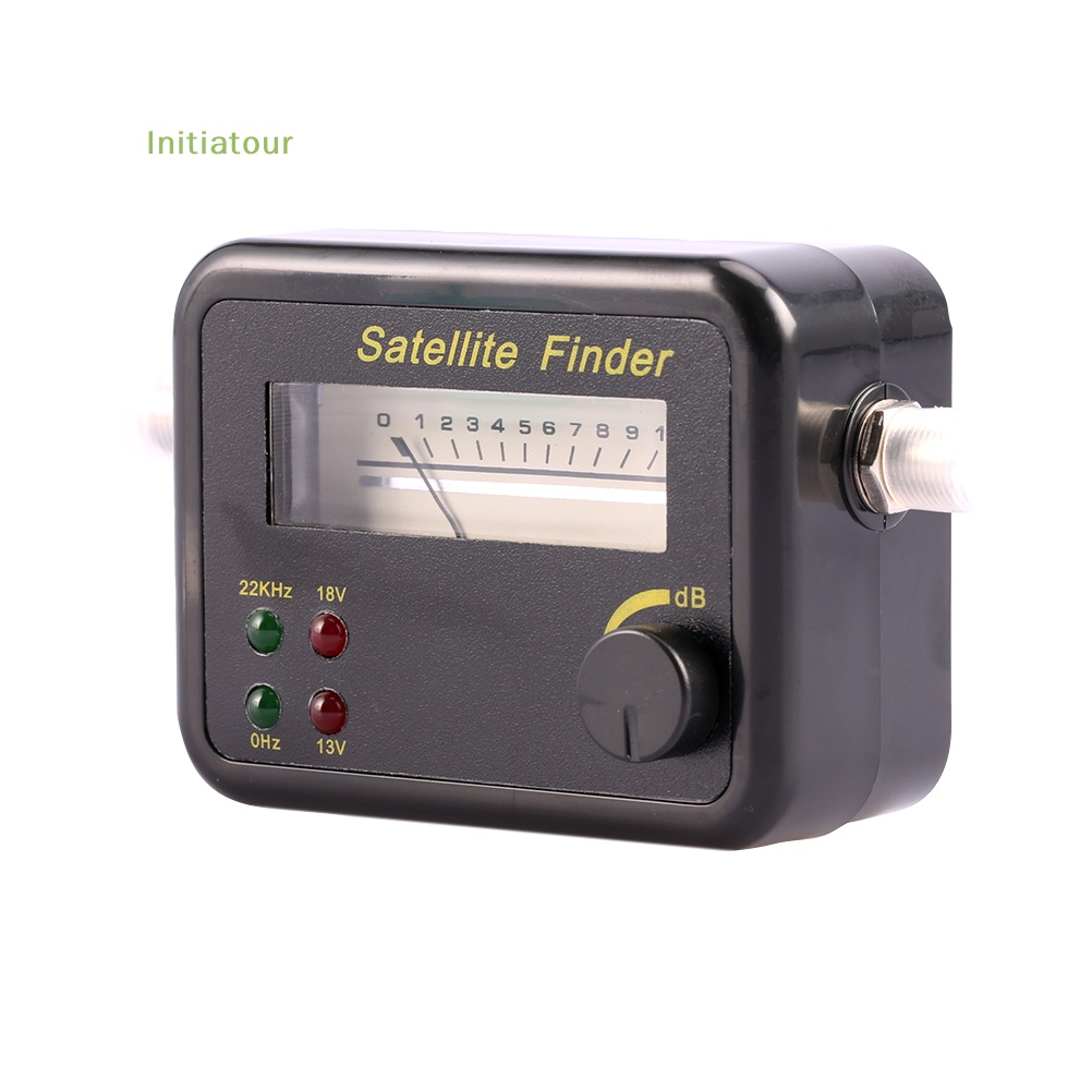 Máy Dò Tín Hiệu Vệ Tinh Mini Bằng Nhựa Màu Đen Màn Hình LCD