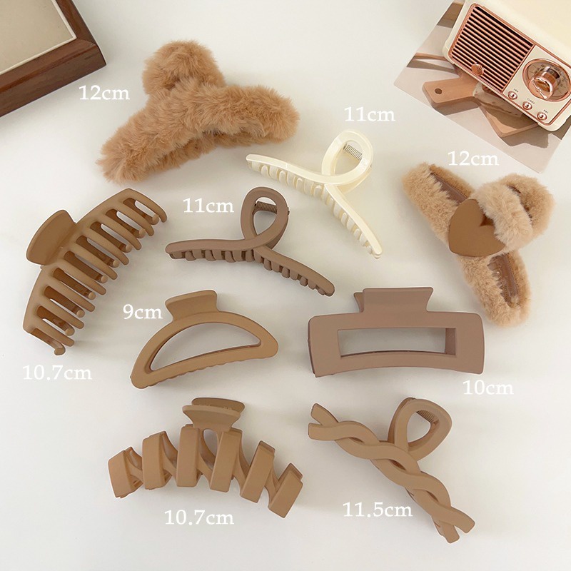 Kẹp Tóc Hình Cá Mập / Bông Hoa Màu Sắc Xinh Xắn Cho Nữ