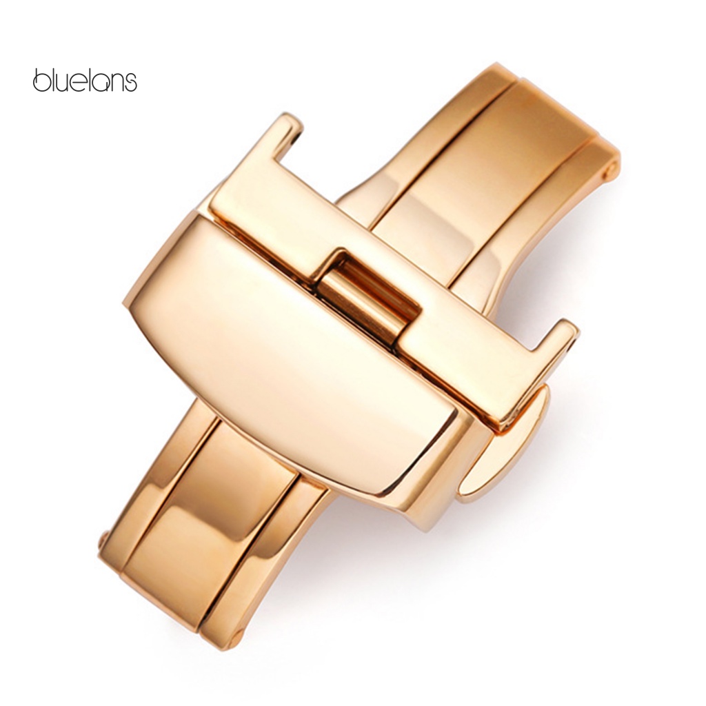 Khóa Dây Đeo Đồng Hồ Tự Động Bluelans 20mm Bằng Thép Không Gỉ Chống Ăn Mòn Chống Ăn Mòn Chống Ăn Mòn