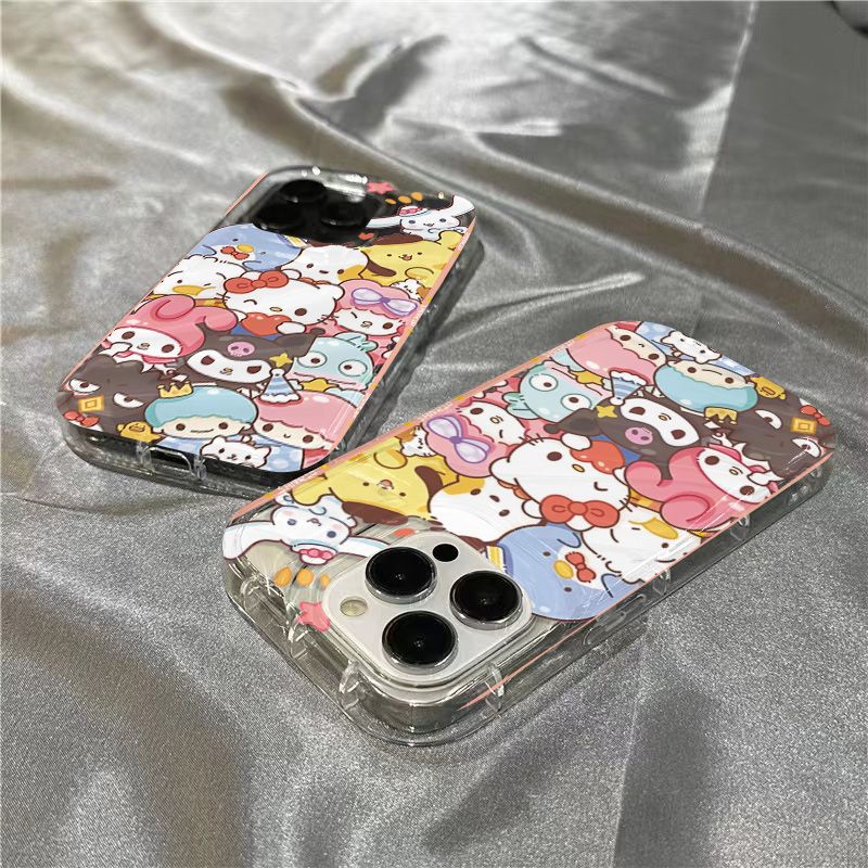 Ốp Điện Thoại Mềm Trong Suốt Họa Tiết Sanrio Sins8 1312 / / plus11 14Promax7 / xr 2Qooo