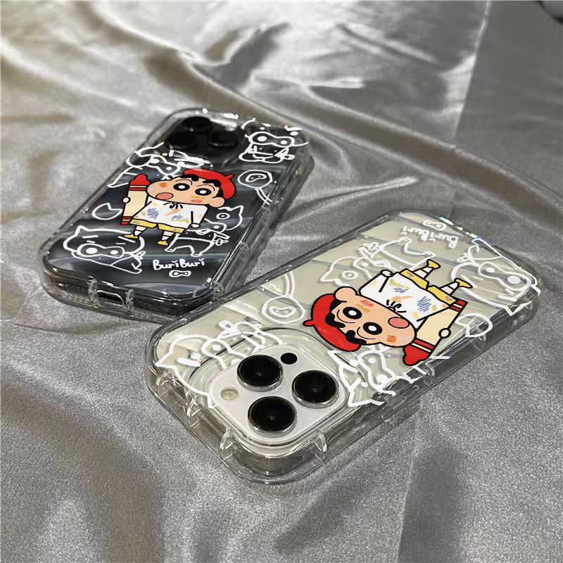 Ốp Điện Thoại Mềm Trong Suốt In Hình Shin-Chan Dễ Thương Cho Apple / 1312sins 11 / xr / 8 Iphone 14 Pro Max 7 Plus CE4X