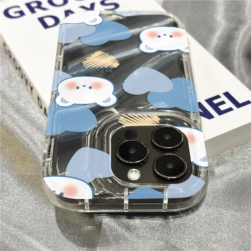 Ốp Điện Thoại Mềm Trong Suốt In Hình Gấu Nhỏ Dễ Thương Cho Iphone 11sins / little Bear 7 xr8 14Promax1312