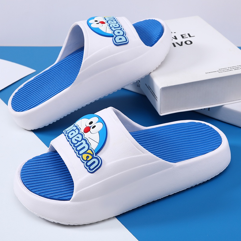 Dép Sandal Đế Dày In Hình Doraemon Thời Trang Mùa Hè Cho Nam