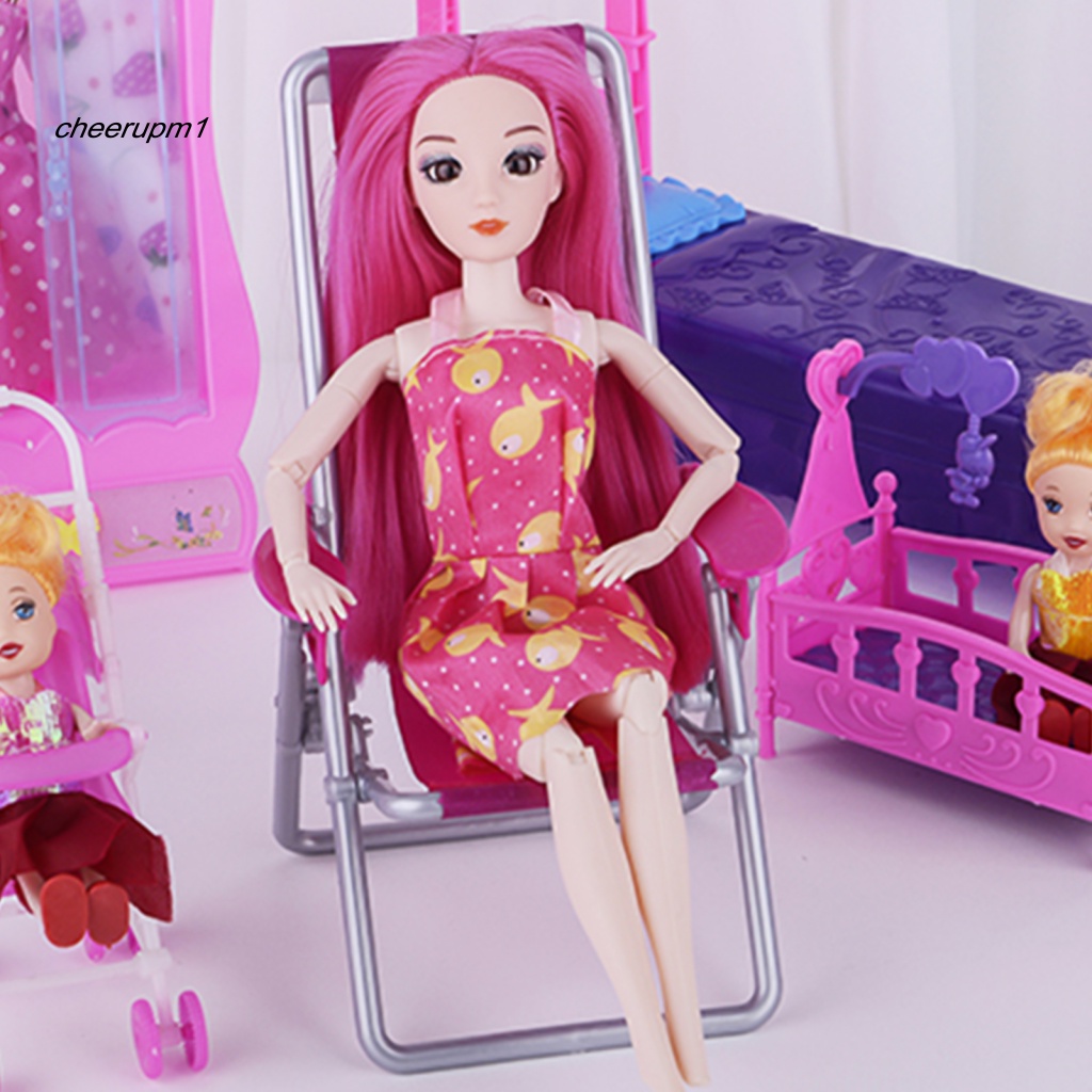 Ghế Xếp Mini Thân Thiện Với Môi Trường Trang Trí Nhà Búp Bê