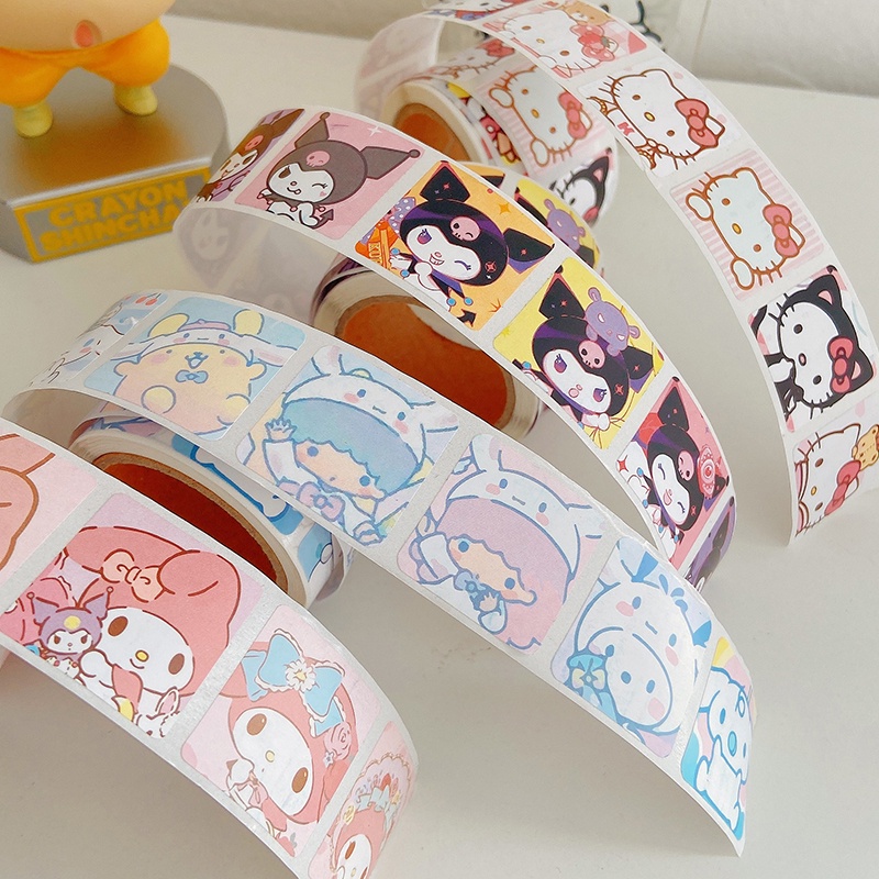 1 Cuộn Sticker Sanrio Dễ Thương Dán Trang Trí