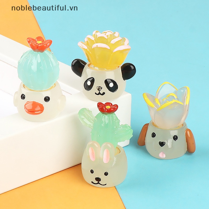 1 Đồ trang trí Nhân Vật Hoạt Hình Mini Dạ Quang Trang Trí Xe Hơi