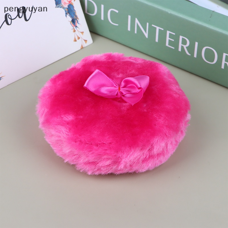 Mút Tán Phấn Trang Điểm Có Tay Cầm Hình Nơ Cỡ Lớn Tiện Lợi