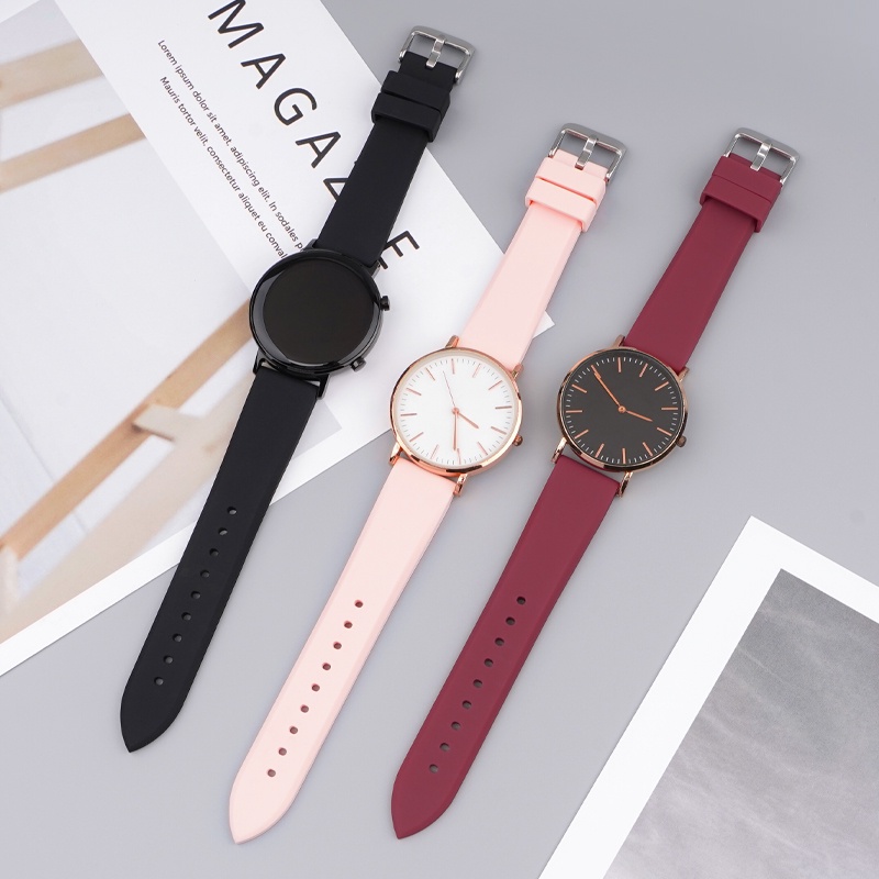 Dây Đeo Đồng Hồ Thay Thế Bằng Silicon Cao Cấp Chống Thấm Nước Cho Samsung Huawei