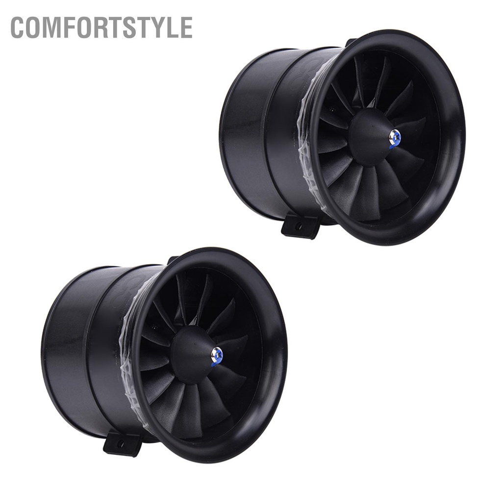 Comfortstyle Cánh quạt 12 cánh EDF 70mm có động cơ khởi cho phụ kiện máy bay mô hình RC cxmin05.vn