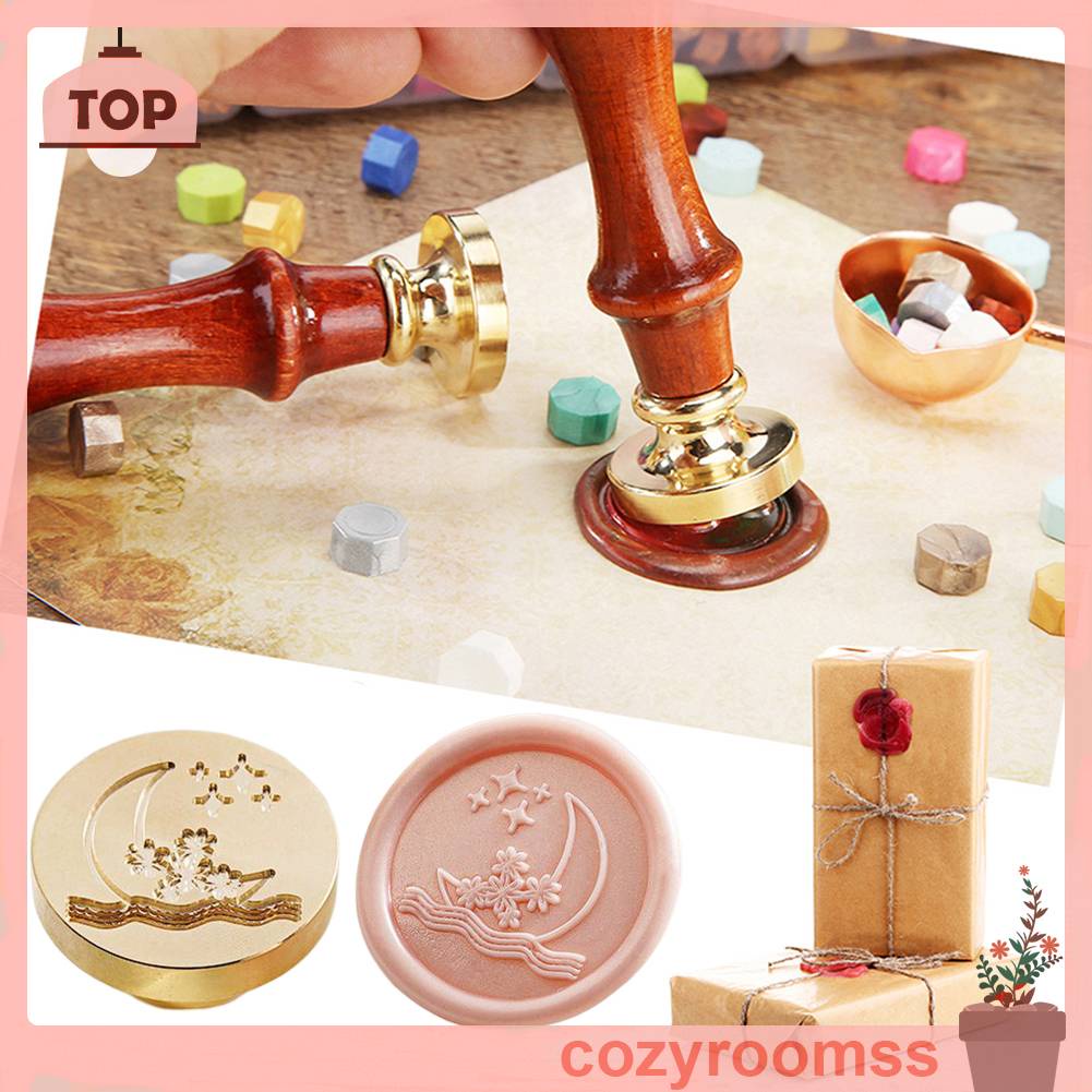 Đầu Tem Bằng Đồng Thau Dùng Trang Trí Thiệp Mời Đám Cưới DIY