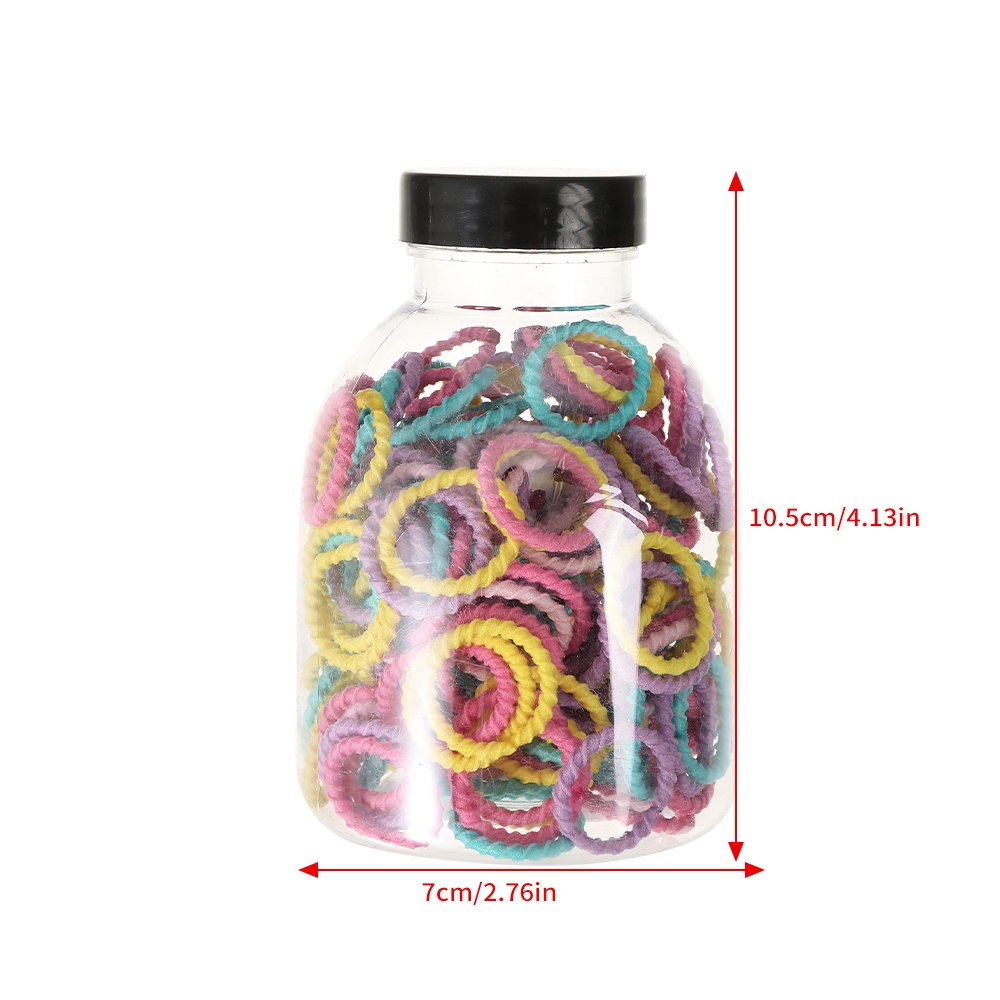 Set 200 Dây Thun Cột Tóc Nhiều Màu Dễ Thương Cho Nữ CHLINS