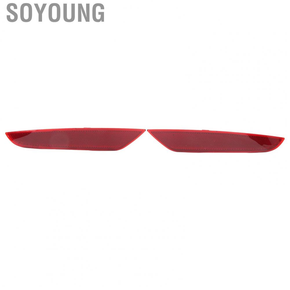 Soyoung Rear Bumper Reflector 5K0945106F Left Right Red for VW MK6 Hatchback 2009-2013  Strip Light