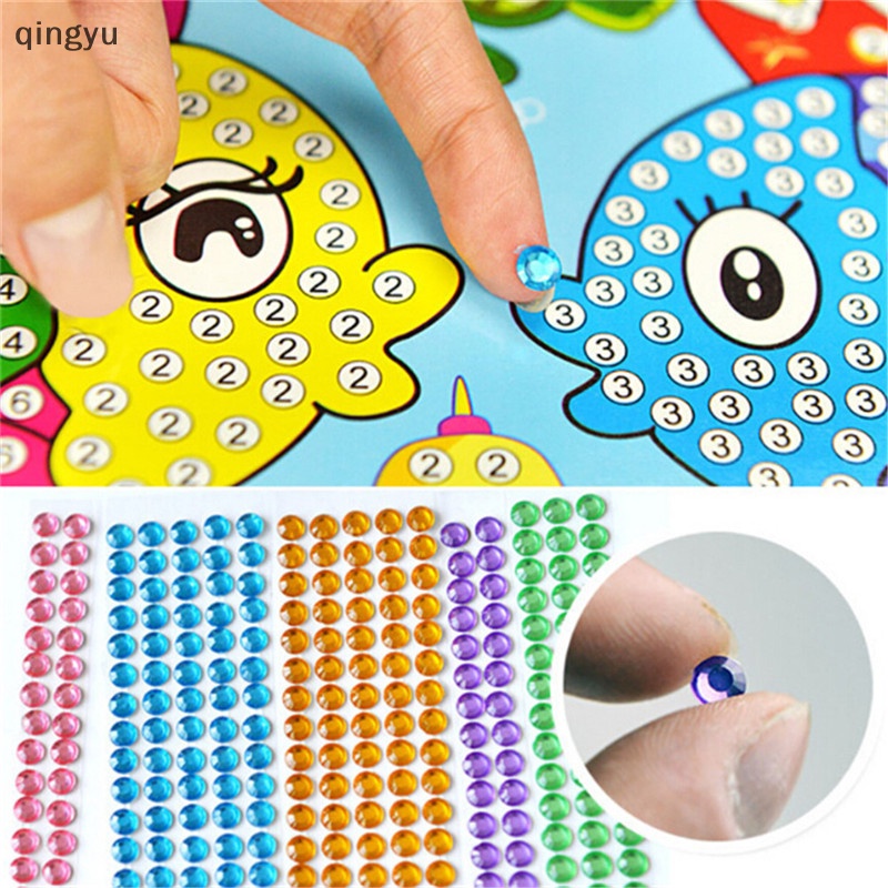 Bộ Tranh Đính Đá 5D Họa Tiết Hoạt Hình Dễ Thương Độc Đáo DIY Dùng Trang Trí Nhà Cửa