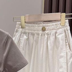 Bộ đồ mùa hè cho bé gái 15-55 kg phiên bản Hàn Quốc thời trang trẻ em phong cách nước ngoài áo thun ngắn tay và quần dài